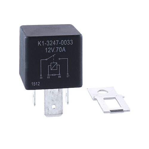 Power-Relay 12V, 70A, normally open, with resistor