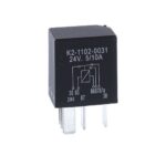 Micro Relay 24V, 5/10A, changeover contact
