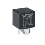 Mini Relay 24V, 10/20A, changeover contact, with diode, sealed