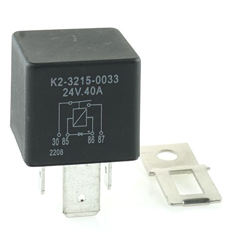 Power-Relay 24V, 40A, normally open, with diode