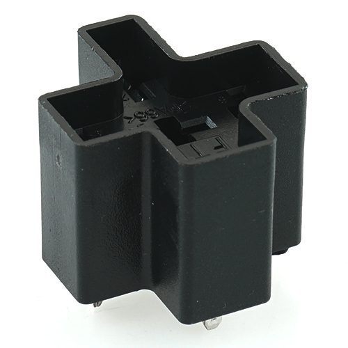 THT Mini Relay Socket, central plug, 5-pole, 5x 6.3mm, partially assembled: 2/4/6/8, PCB mounting