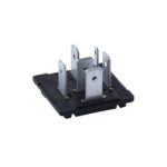 Relay Base 6 pole, 5×6.3mm + 1×2.8, with printing