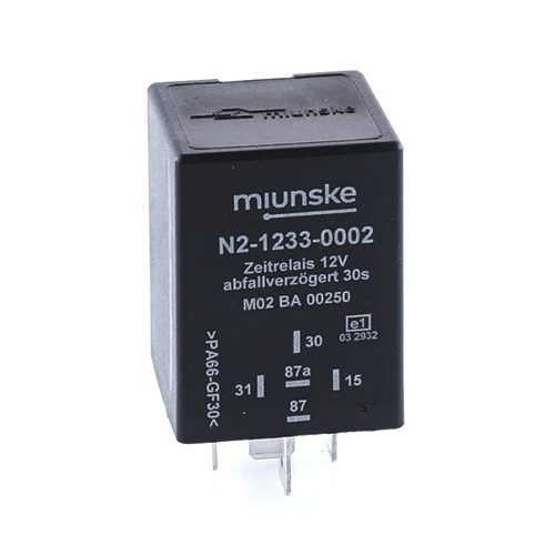 Switch-off Delayed Timer Relay 12V, 30sec, no dry contact, negative triggered