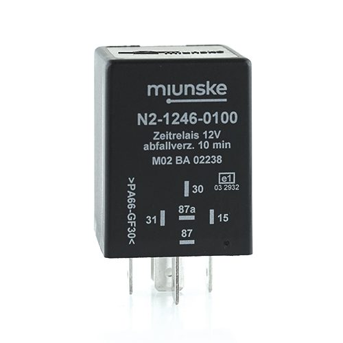 Switch-off Delayed Timer Relay 12V, NC 25A/NO 25A, 10min, no dry contact