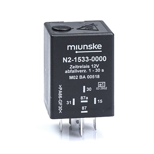 Switch-off Delayed Timer Relay 12V, 1...30sec adjustable, no dry contact