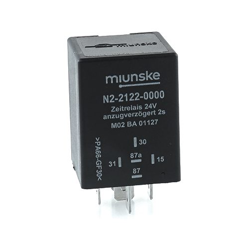 Switch-on Delayed Timer Relay 24V, 2sec, dry contact