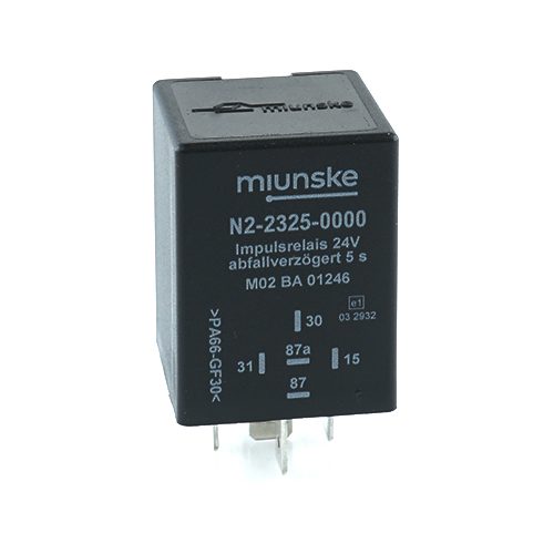 Switch-off Delayed Impulse Relay 24V, 5sec, dry contact, positive triggered