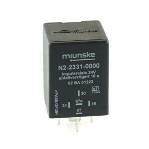 Switch-off Delayed Impulse Relay 24V, 10sec, dry contact, positive triggered