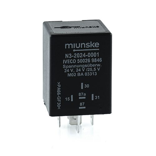 Voltage Monitoring Relay 24V, U(on) 25.5V, U(off) 24V, delayed