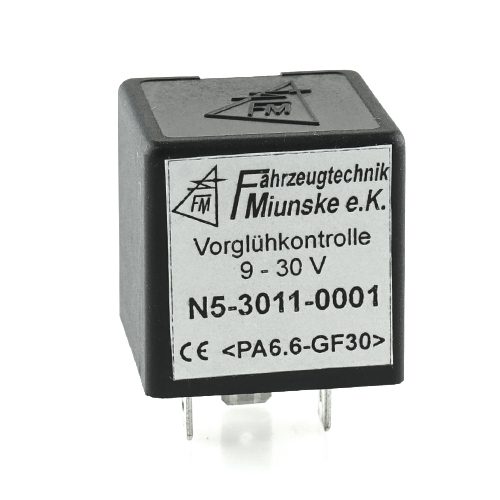 Preheating Control 9...30V, 0...25sec