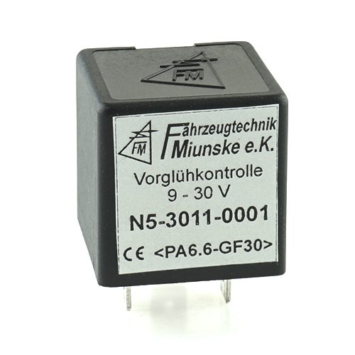 Preheating Control 9...30V, 0...25sec