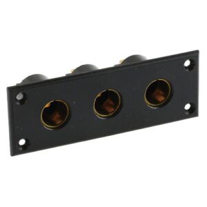 Built-In Tripple Socket,  6-24V, max. 16A