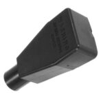 Cover for battery pole, black, for wire Ø15.9mm