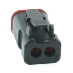 Socket Plug 2way, DT06-series, black