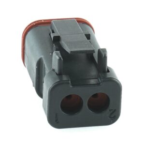 Socket Plug 2way, DT06-series, black