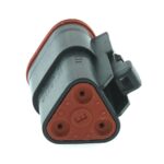 Socket Plug 3way, DT06-series, black