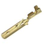 Push-on Blade 6.3mm, 0.5-1mm², with retainer tab