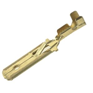 Push-on Blade 6.3mm, 0.5-1mm², with retainer tab