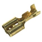 Flat push-on Receptacle, 6.3mm, 1-2.5mm², with tab location