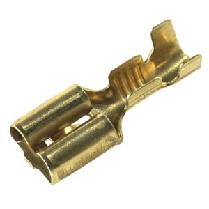 Flat push-on Receptacle, 6.3mm, 1-2.5mm², with tab location