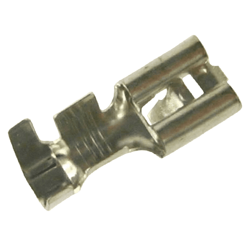 Blade Receptacle, 6.3 mm, 4-6mm², with fixing point and detent