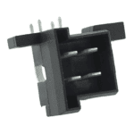 Male Multipoint Connector, angulated, 5mm, 4-pole (2×2)