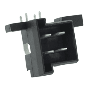 Male Multipoint Connector, angulated, 5mm, 4-pole (2x2)