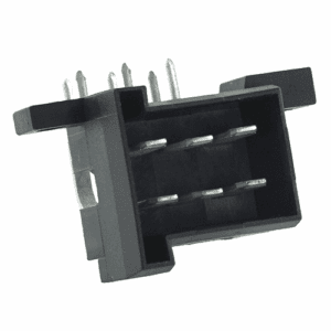 Male Multipoint Connector, angulated, 5mm, 6-pole (2x3)