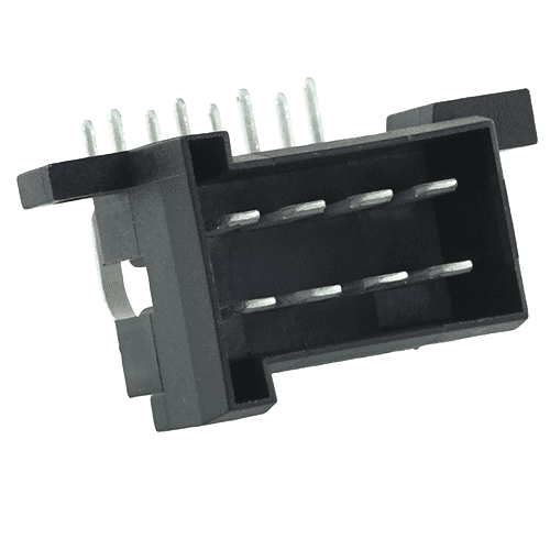 Male Multipoint Connector, angulated, 5mm, 8-pole (2x4)
