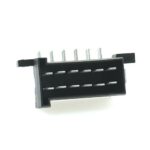Male Multipoint Connector, angulated, 5mm, 12-pole (2×6)