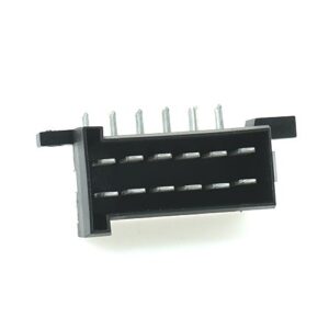 Male Multipoint Connector, angulated, 5mm, 12-pole (2x6)
