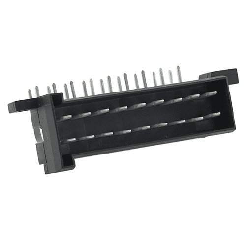 Male Multipoint Connector, angulated, 5mm, 18-pole  (2x9)