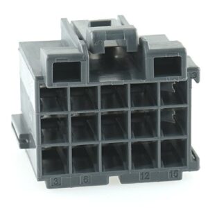 junior power timer housing, 15-pole (3x5), grey