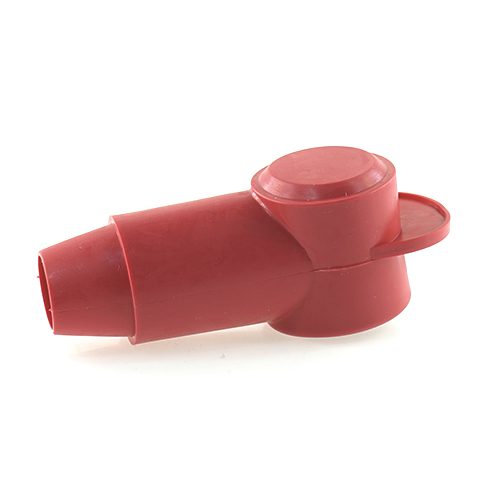 Terminal insulation boot, cable diameter 17.8mm, contact diameter 20mm, red