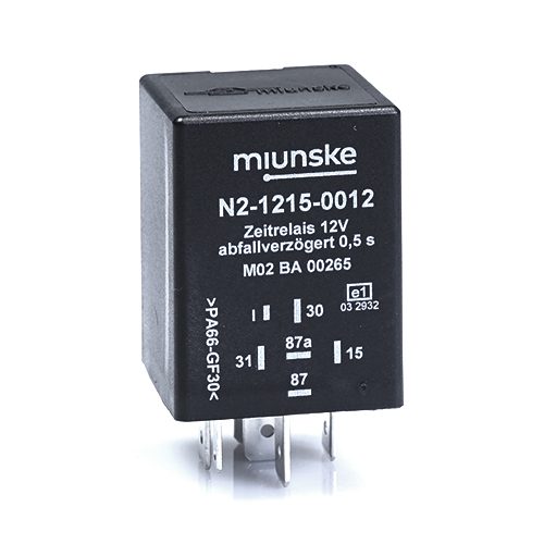 Switch-off Delayed Timer Relay 12V, 0.5sec, dry contact, retriggerable