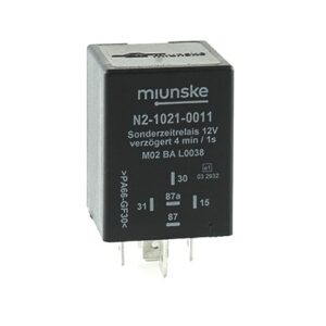 Switch-on delayed Timer Relay 12V, 4min, pulse output 1s