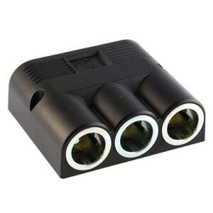 triple power socket for surface mounting , 12V-24V, max. 20A with 2.5mm² connection