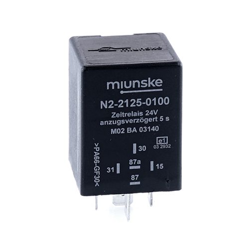 Switch-on Delayed Timer Relay 24V, 5sec, dry contact