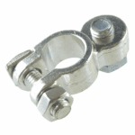 Battery Clamp “-“, leaded, pol diameter: 15.9mm, screw M10, DIN 72 332