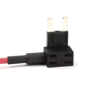 Upgrading Fuse Holder for MiniVal, connection cable with butt connector, up to 2x10A
