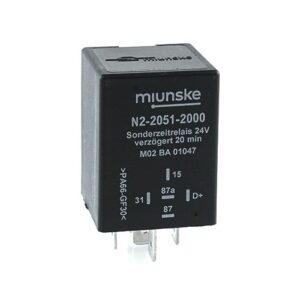 Switch-off delayed Timer Relay 24V, 20min, retriggerable