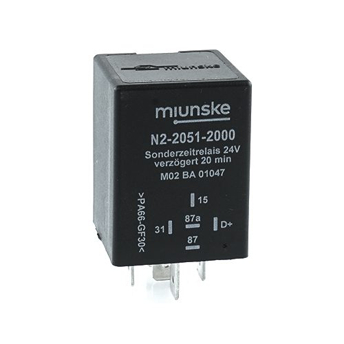 Switch-off delayed Timer Relay 24V, 20min, retriggerable