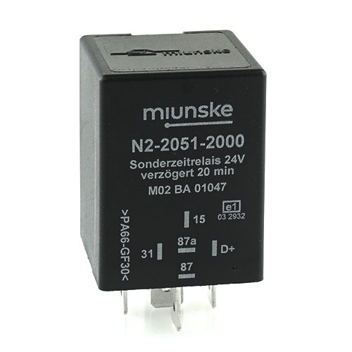 Switch-off delayed Timer Relay 24V, 20min, retriggerable