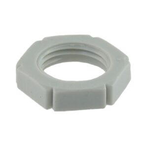 conduit lock nut PG9, grey