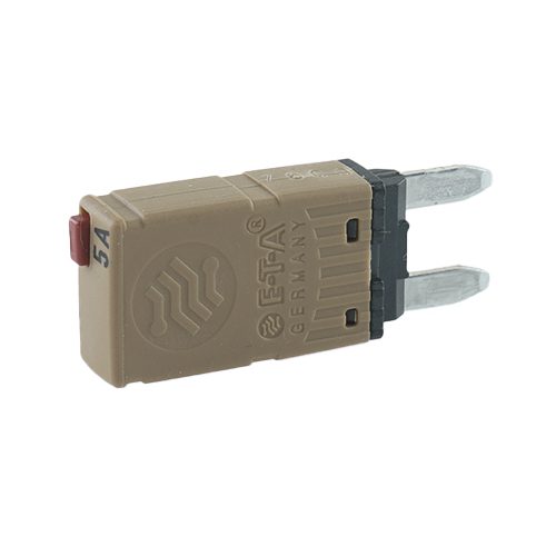 Thermal Miniaturised Circuit Breaker 24V, 5A, with reset button