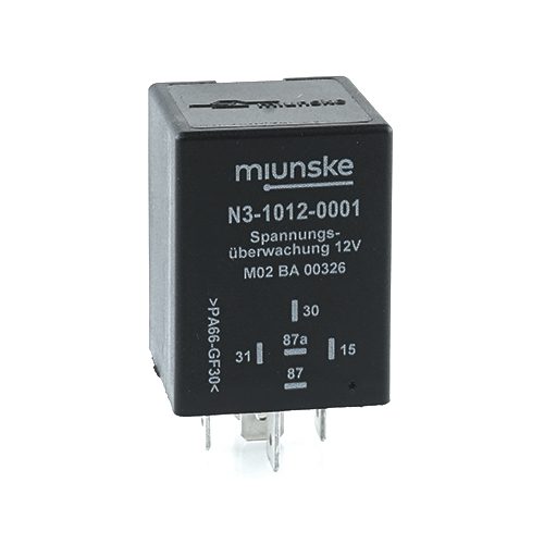 Voltage Monitoring Relay 12V, U(on) 12,7V, U(off) 12V, delayed