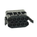 Connector Housing, 10-pole, black, for W-series