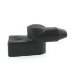 Terminal insulation boot, cable diameter 19mm, contact diameter 35mm, black