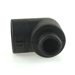 Hinged Conduit Joiner elbow 90°, NW 23-13, black