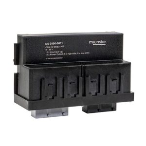 CAN I/O-Module 1G6, 9-36V, 12 x Input (pull-up), 12 x Power Output (6 x high-side, 6 x low-side), sealed